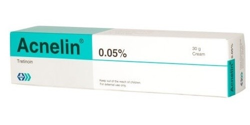 Tretinoin Cream 0.05% Acnelin 30g Tube