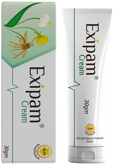 Exipam herbal cream for eczema relief and skin inflammation