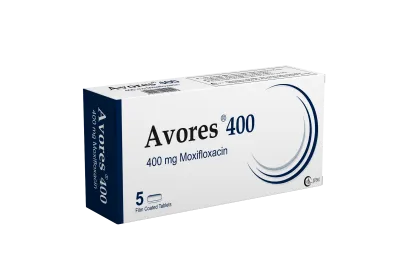 Avores (Moxifloxacin) 400mg tablets for bacterial infections