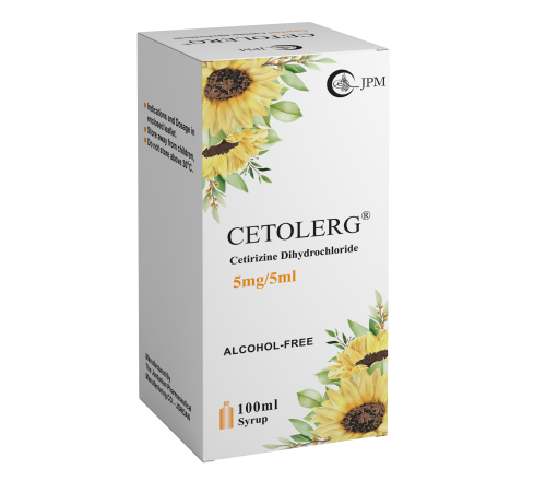 Cetolerg Cetirizine Dihydrochloride antihistamine tablets for allergy relief