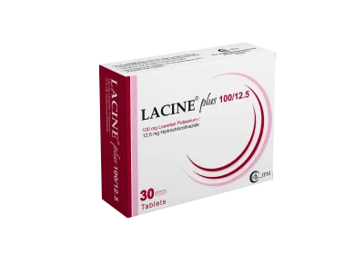 Lacine Plus (Losartan + Hydrochlorothiazide) tablets for blood pressure control
